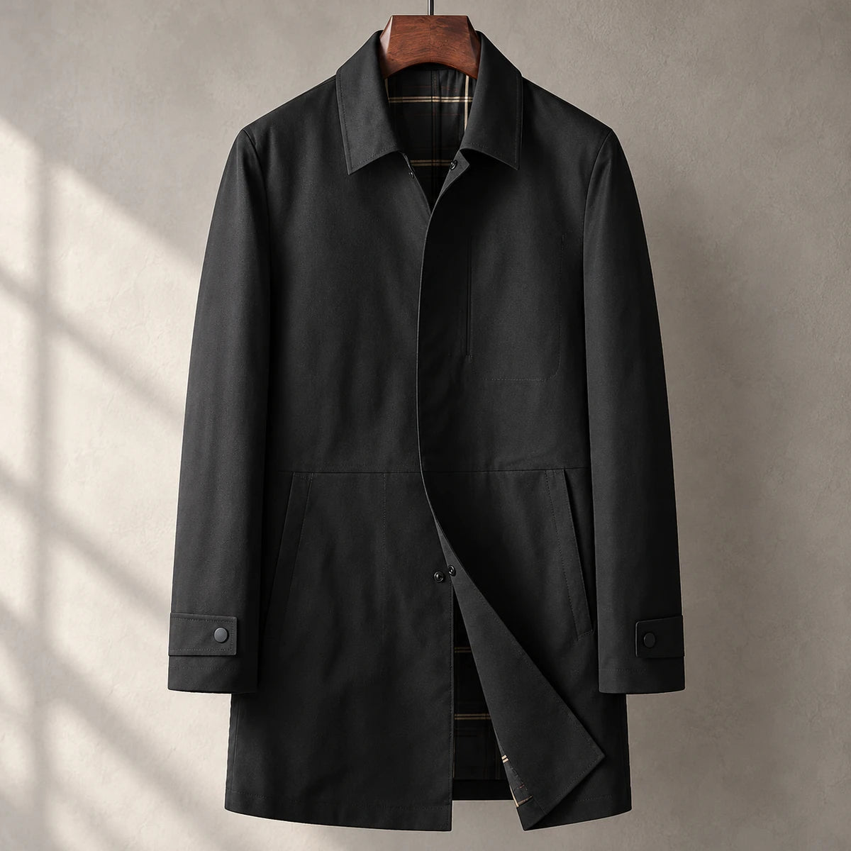 Melchior Coat Black front