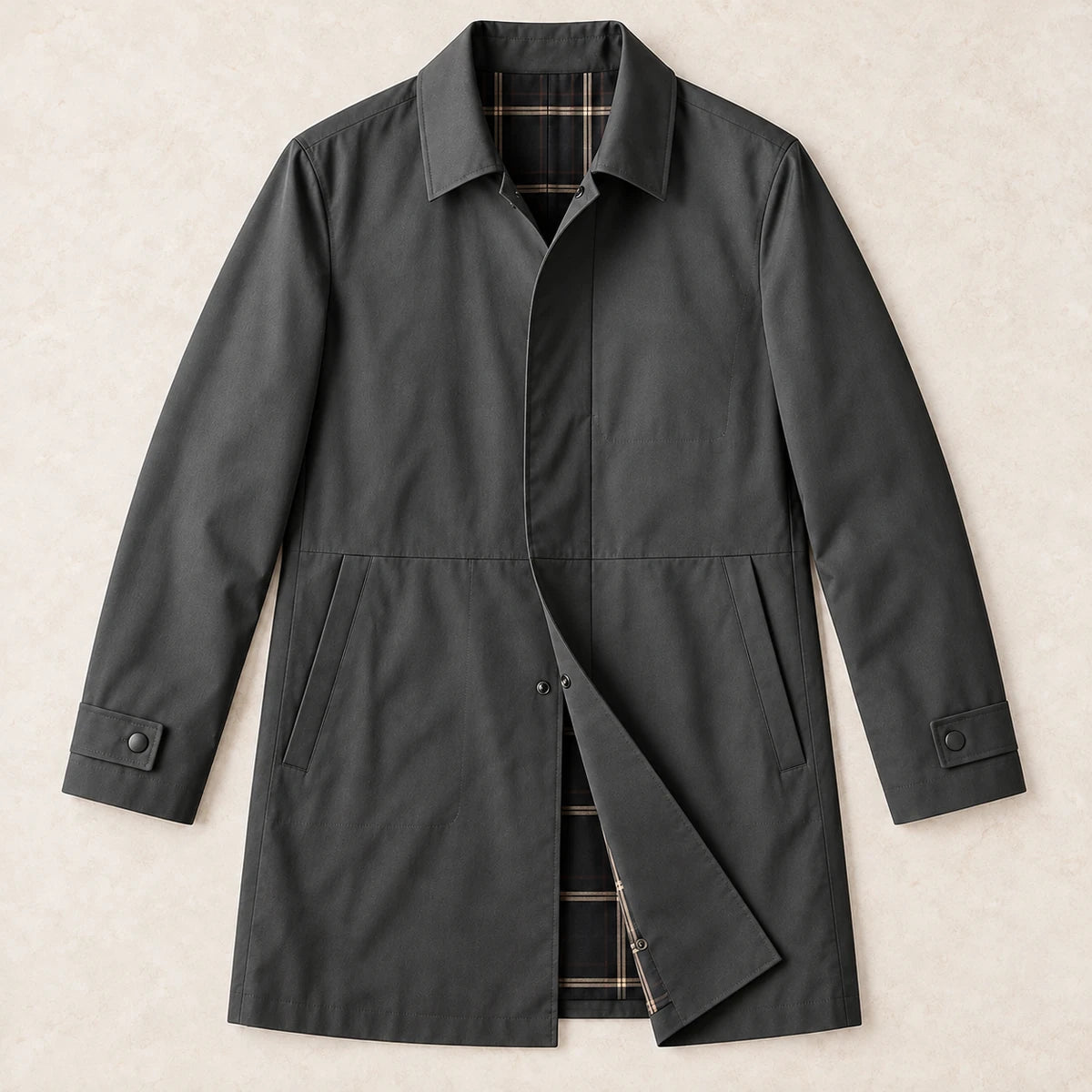Melchior Coat Gray overhead