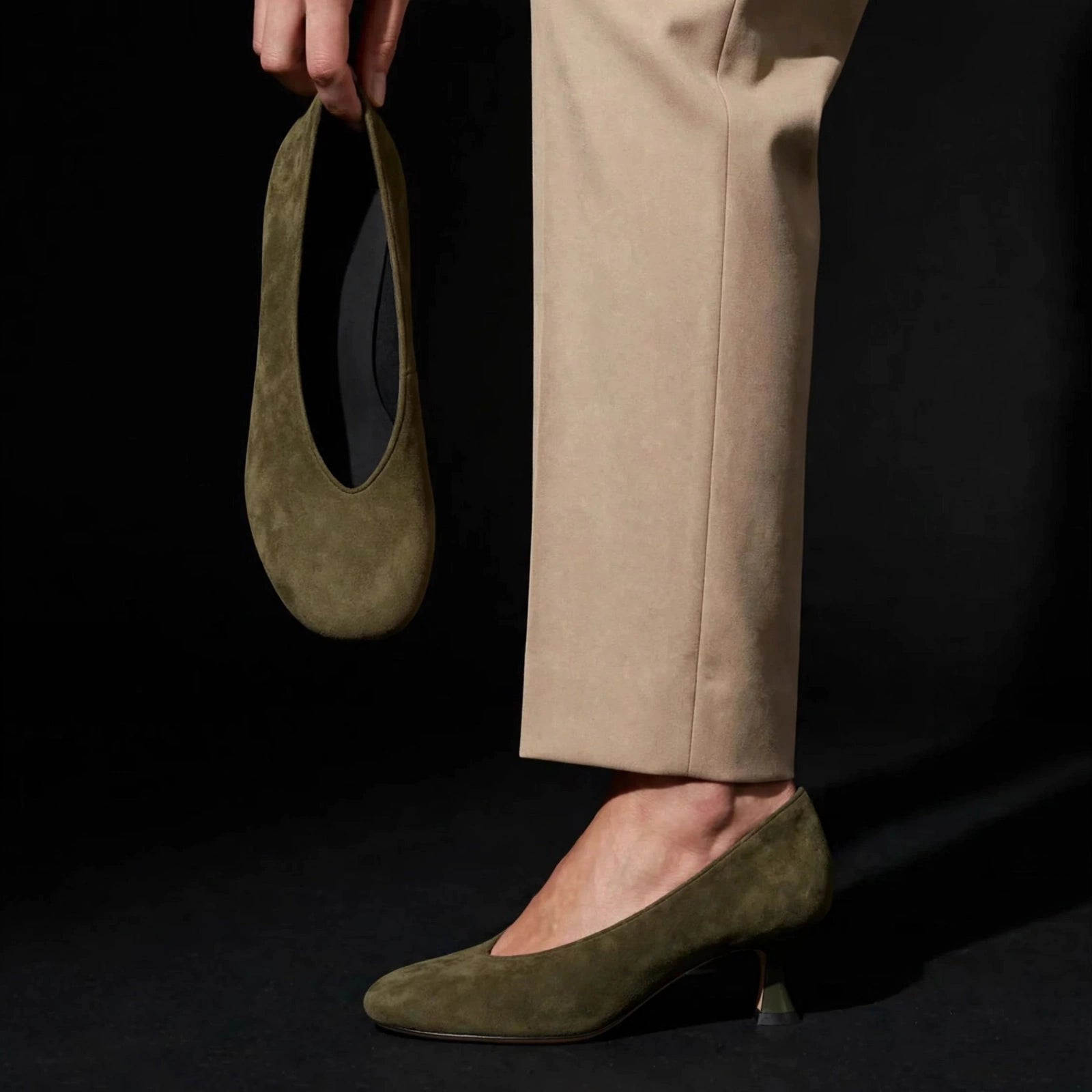 Celeste Suede Pumps