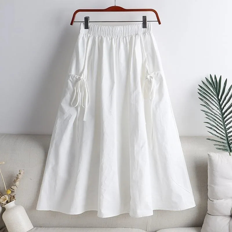 Alora Cotton Midi Skirt