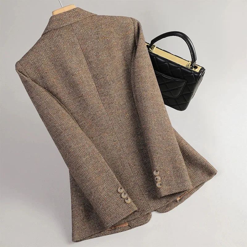 Evelyn Wool Tailored Blazer