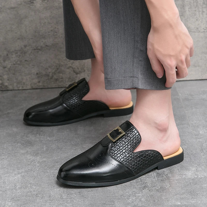 Garrison Premium Leather Mules