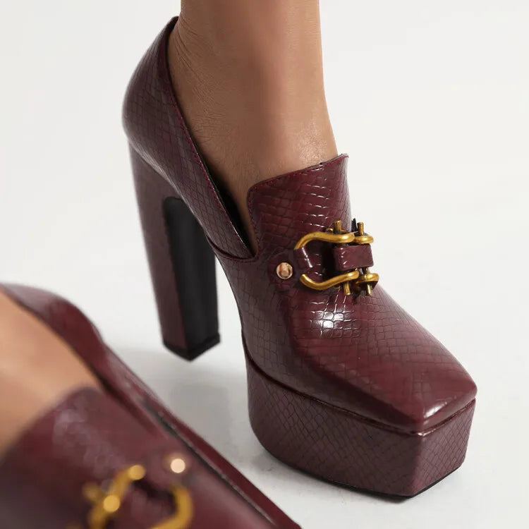 Scarlett Genuine Leather Heels