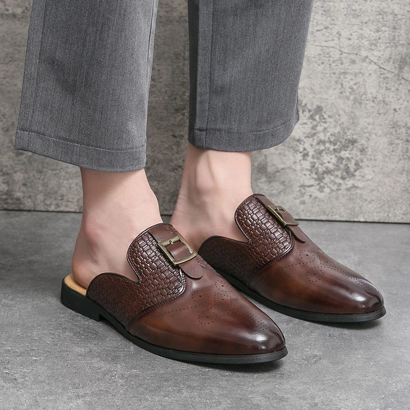 Garrison Premium Leather Mules