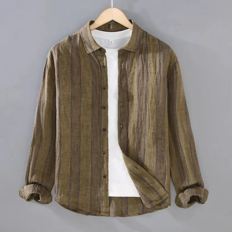 Thomas Striped Linen Shirt