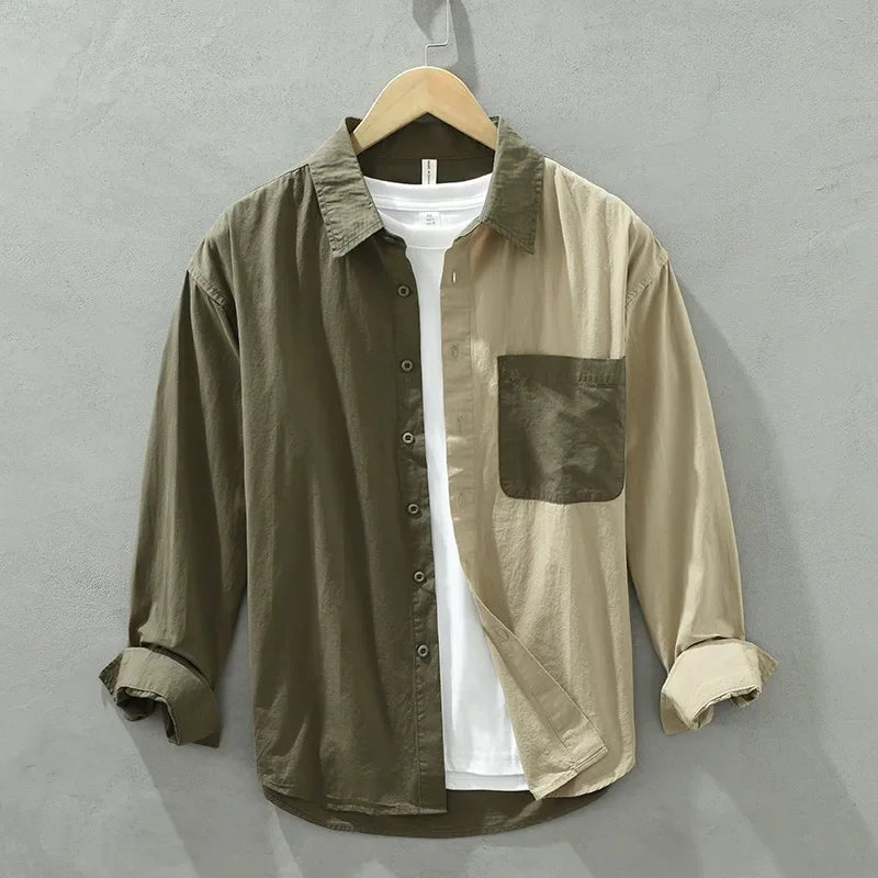 Dean Two Tone Sleeve Shirt