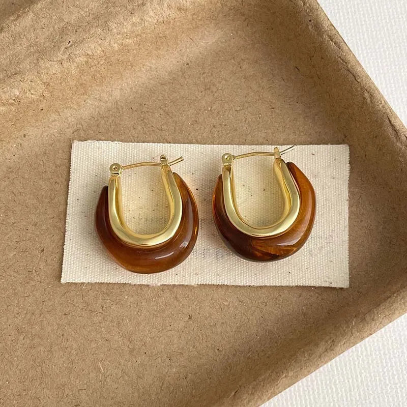 Velora Ember Hoop Earrings
