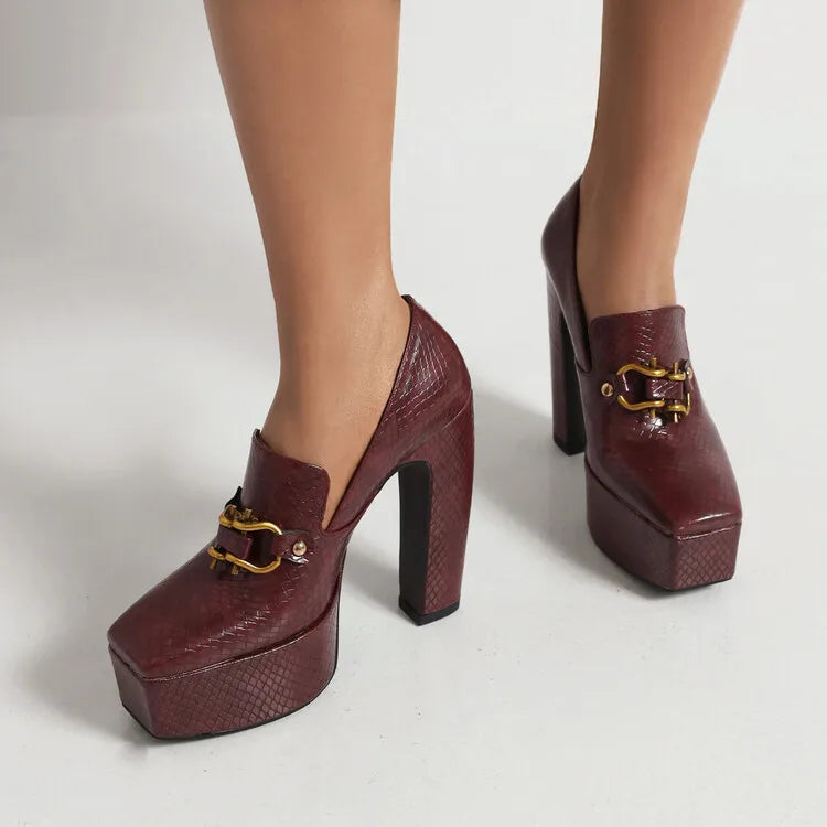 Scarlett Genuine Leather Heels