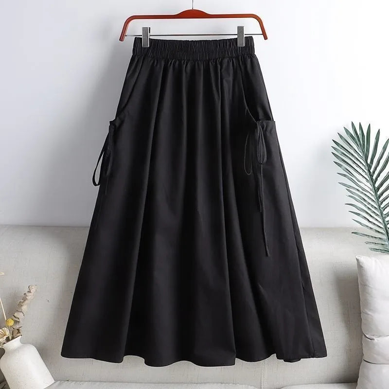 Alora Cotton Midi Skirt