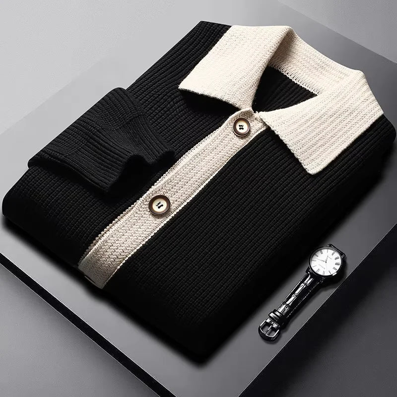 Dorian Two-Tone Cardigan