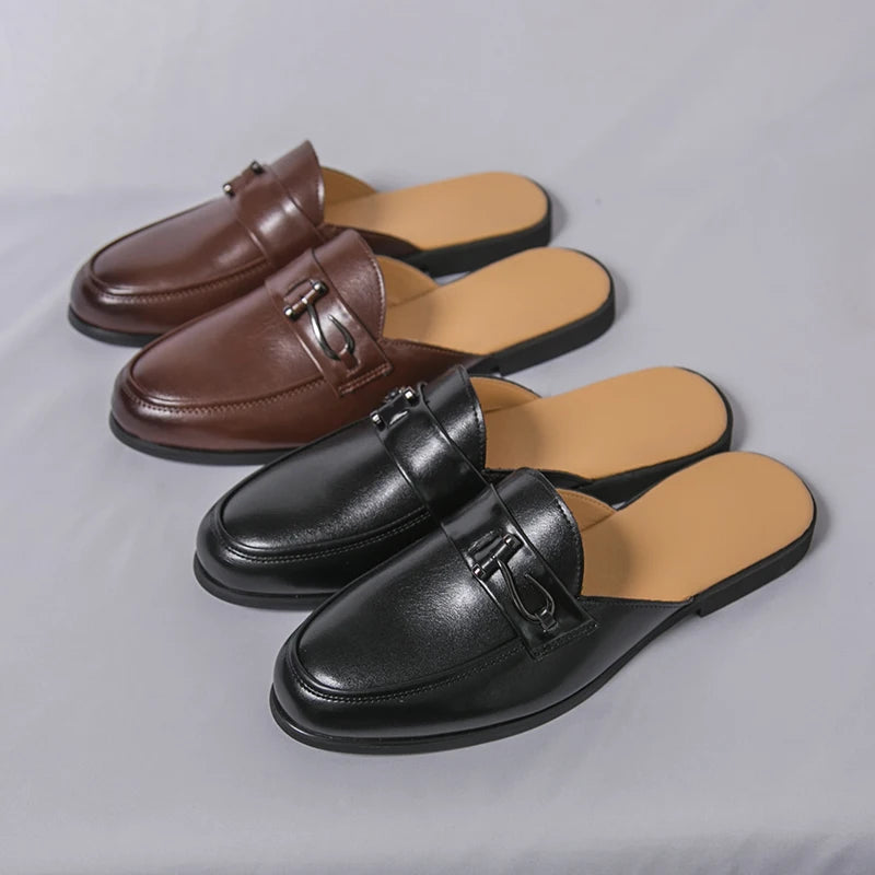 Warren Genuine Leather Mules
