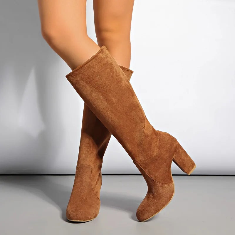 Dakota Suede Tall Boots