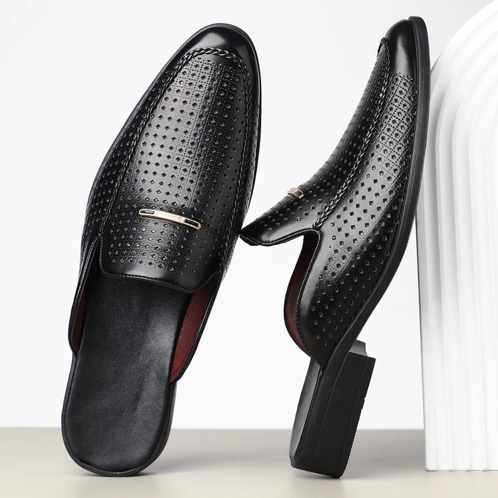 Porter Leather Mules