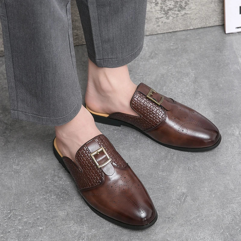 Garrison Premium Leather Mules
