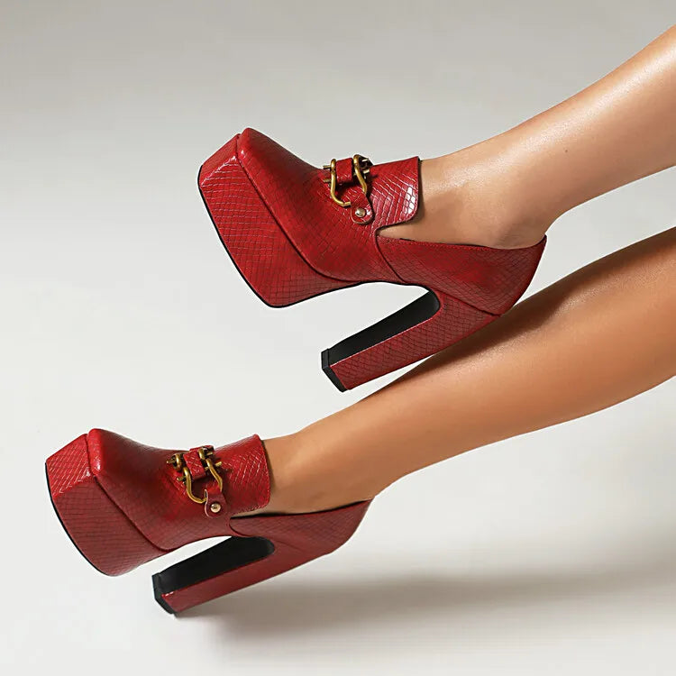 Scarlett Genuine Leather Heels