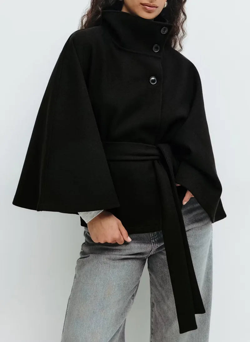 Alicia Lace-Up Coat