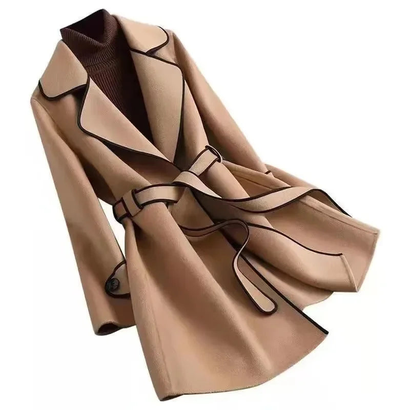 Sophie Cashmere Wrap Coat