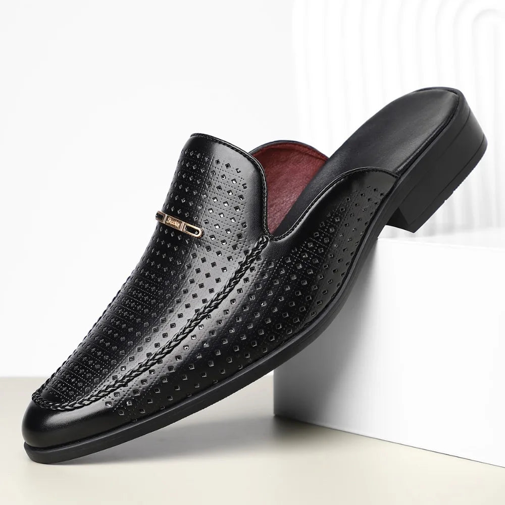 Porter Leather Mules