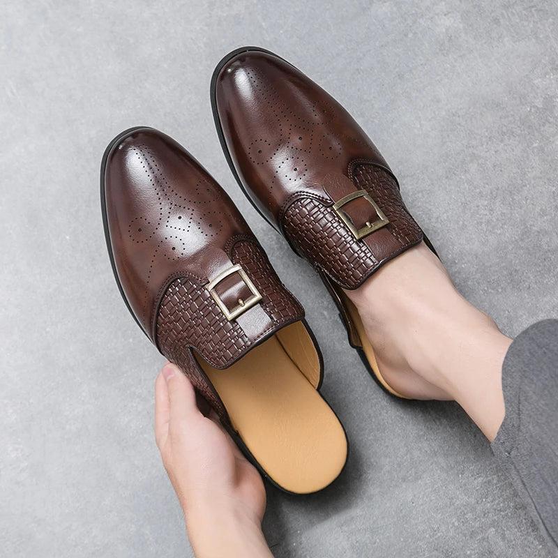 Garrison Premium Leather Mules