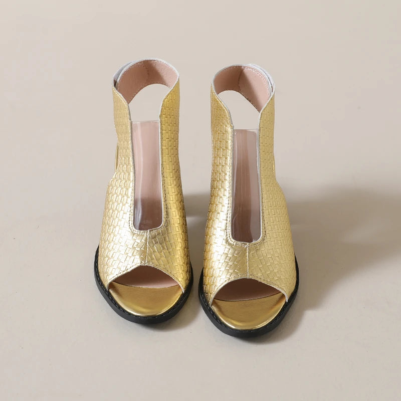 Celeste Open Toe Heels