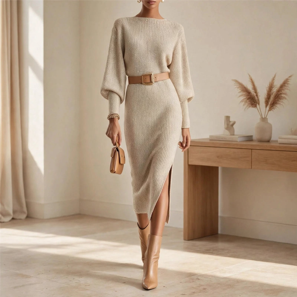 Marielle Rib Knit Dress
