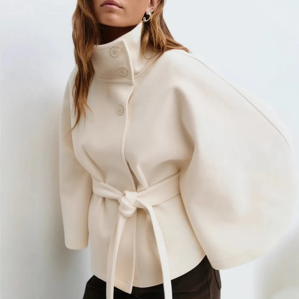 Alicia Lace-Up Coat