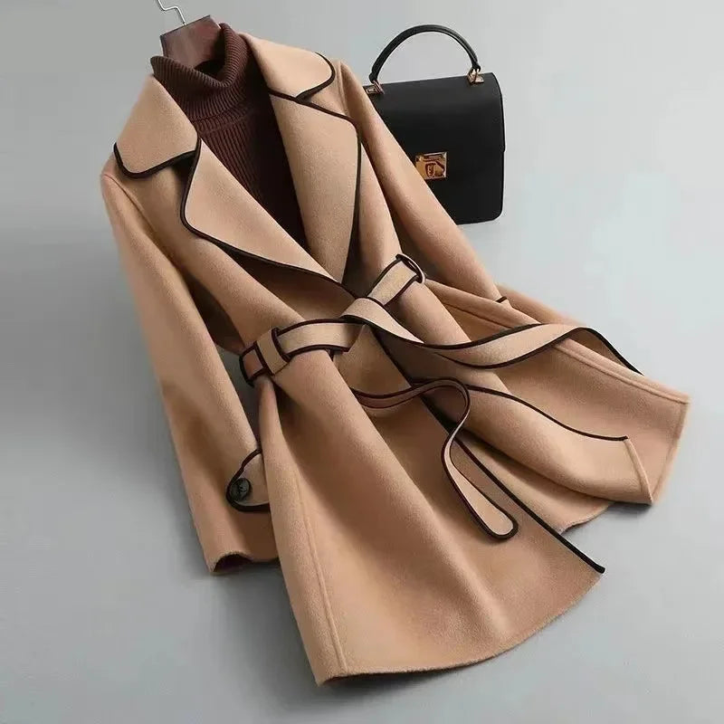 Sophie Cashmere Wrap Coat