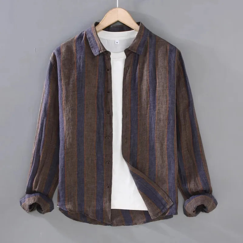 Thomas Striped Linen Shirt