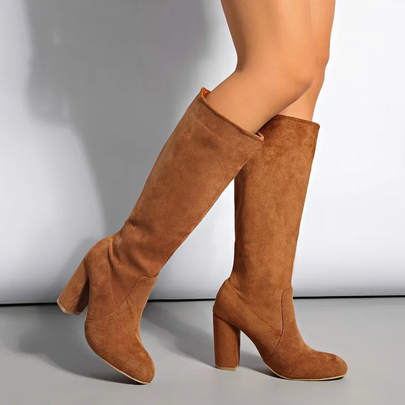 Dakota Suede Tall Boots