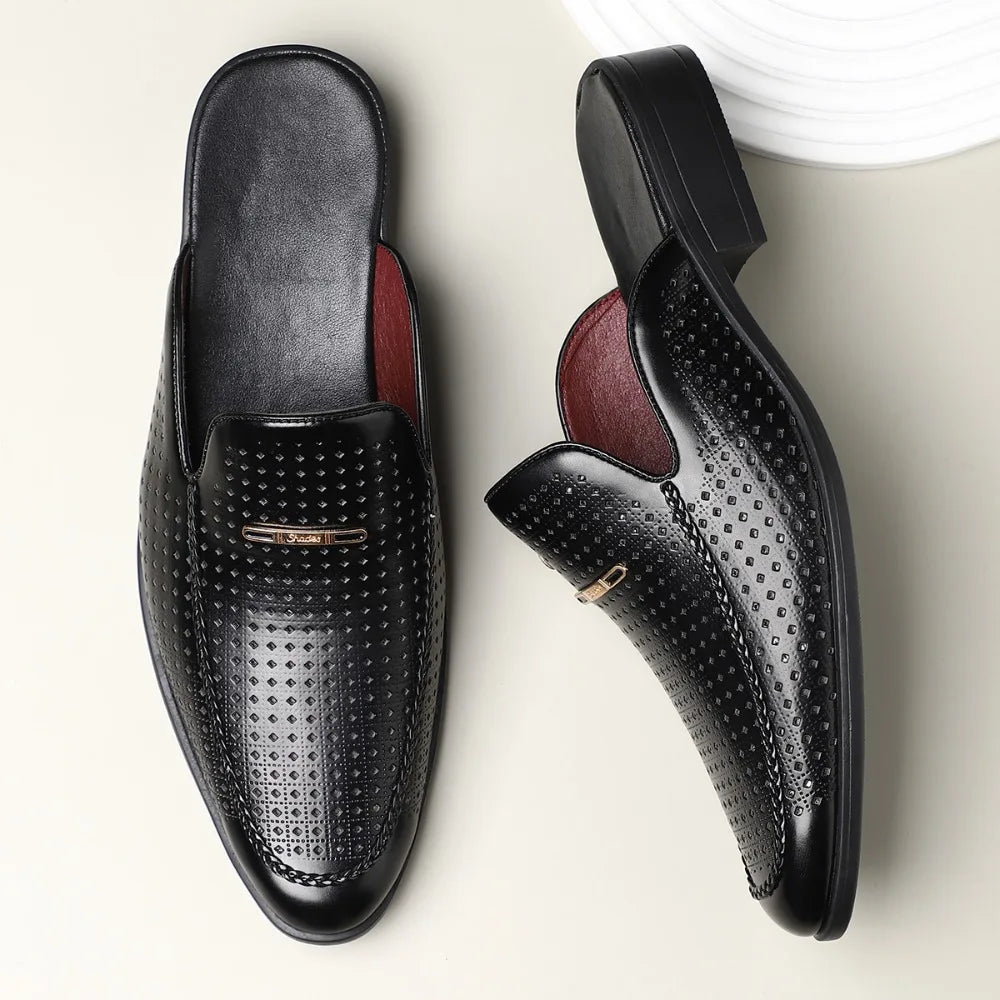 Porter Leather Mules