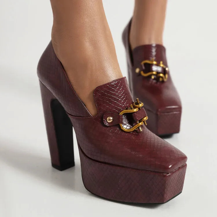 Scarlett Genuine Leather Heels