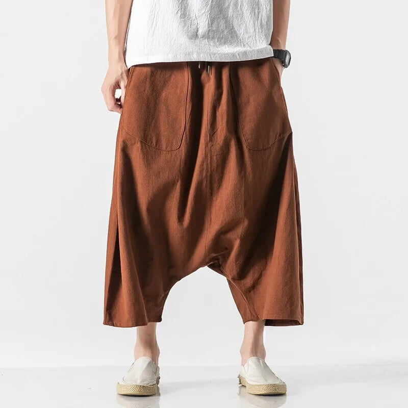 Nicholai Linen Harem Pants
