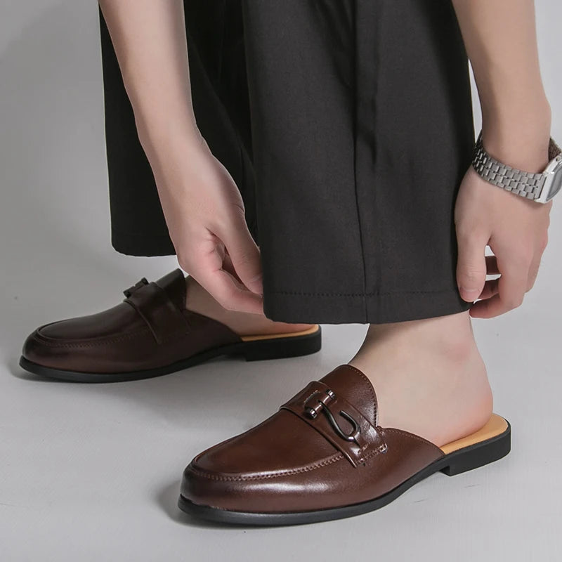 Warren Genuine Leather Mules