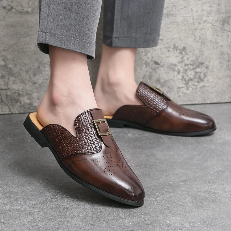 Garrison Premium Leather Mules