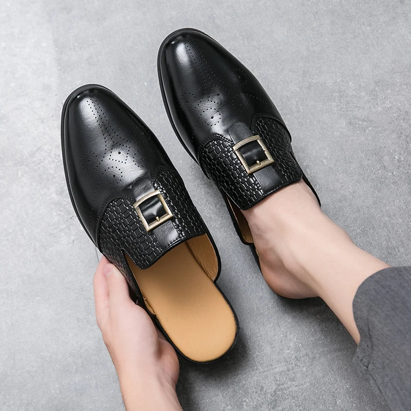 Garrison Premium Leather Mules