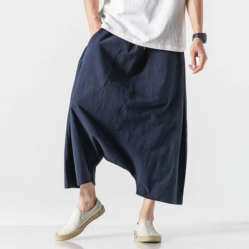 Nicholai Linen Harem Pants