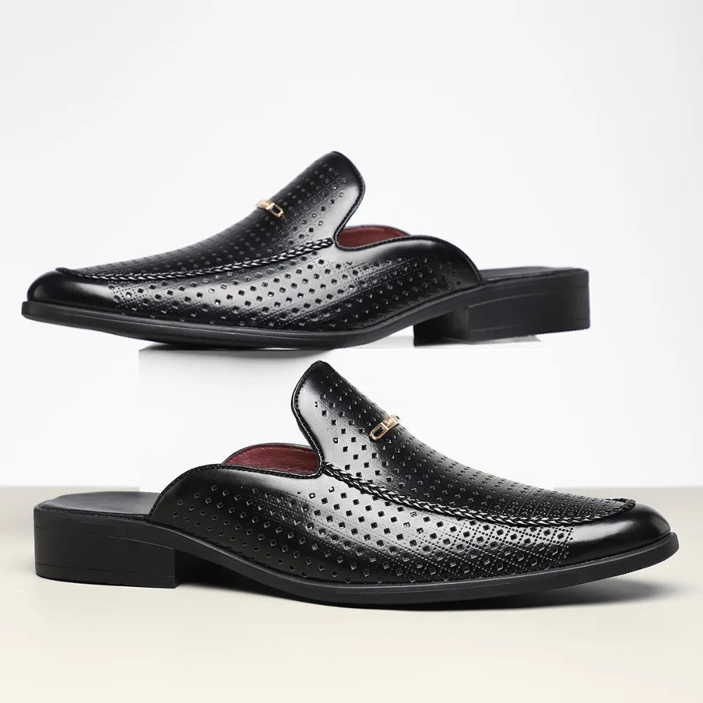 Porter Leather Mules