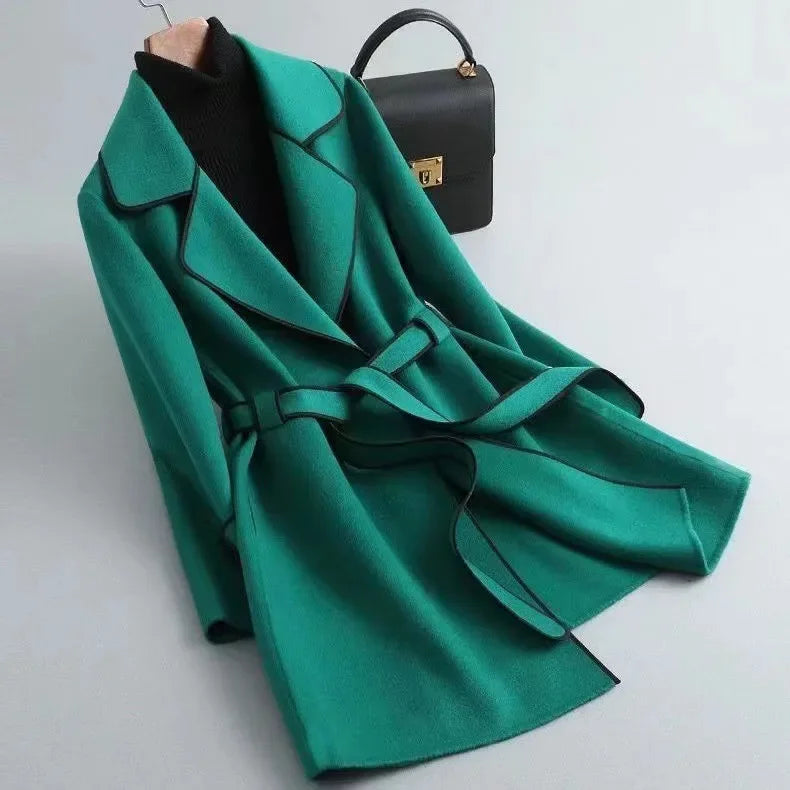 Sophie Cashmere Wrap Coat