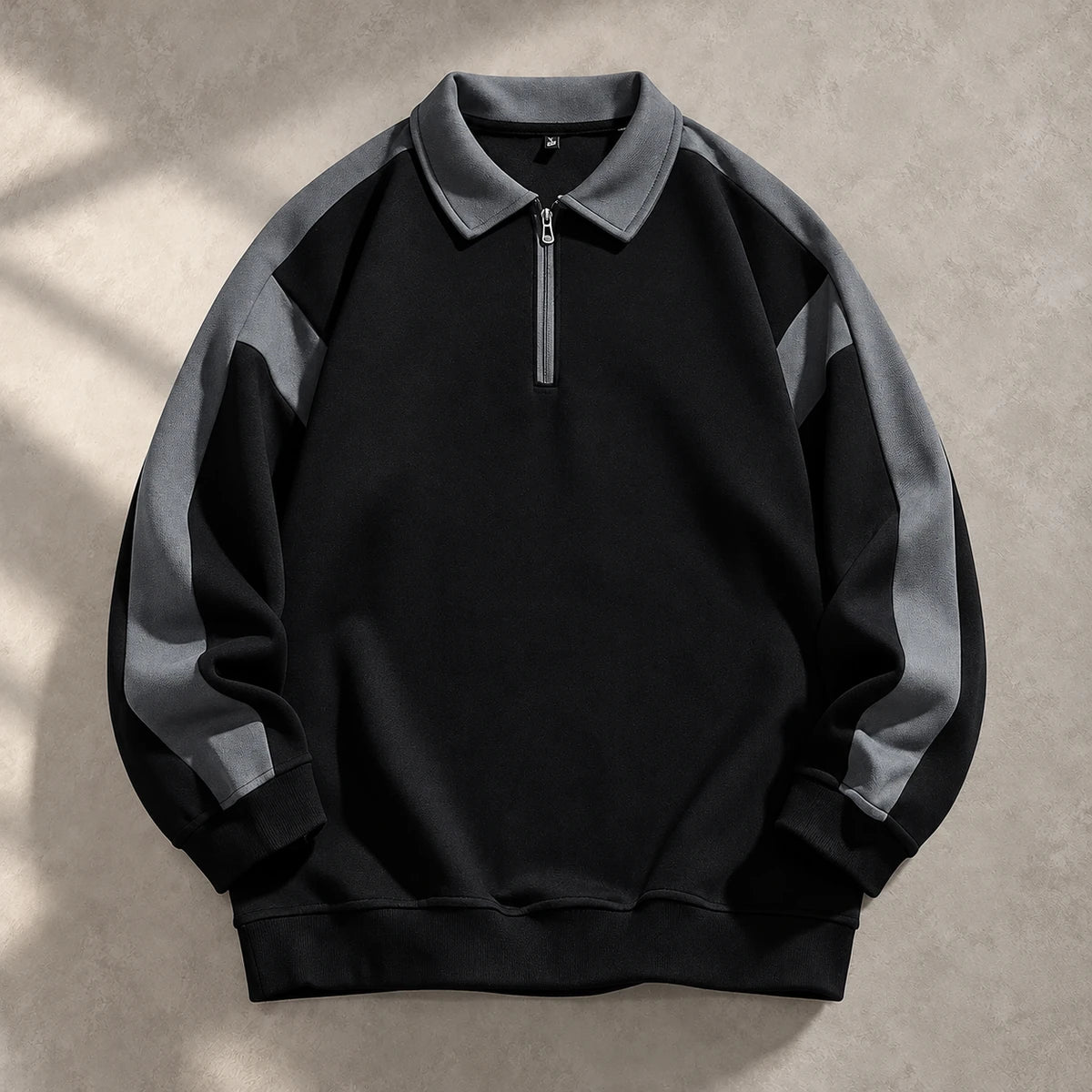 Knit Polo | Abel - Black - primary