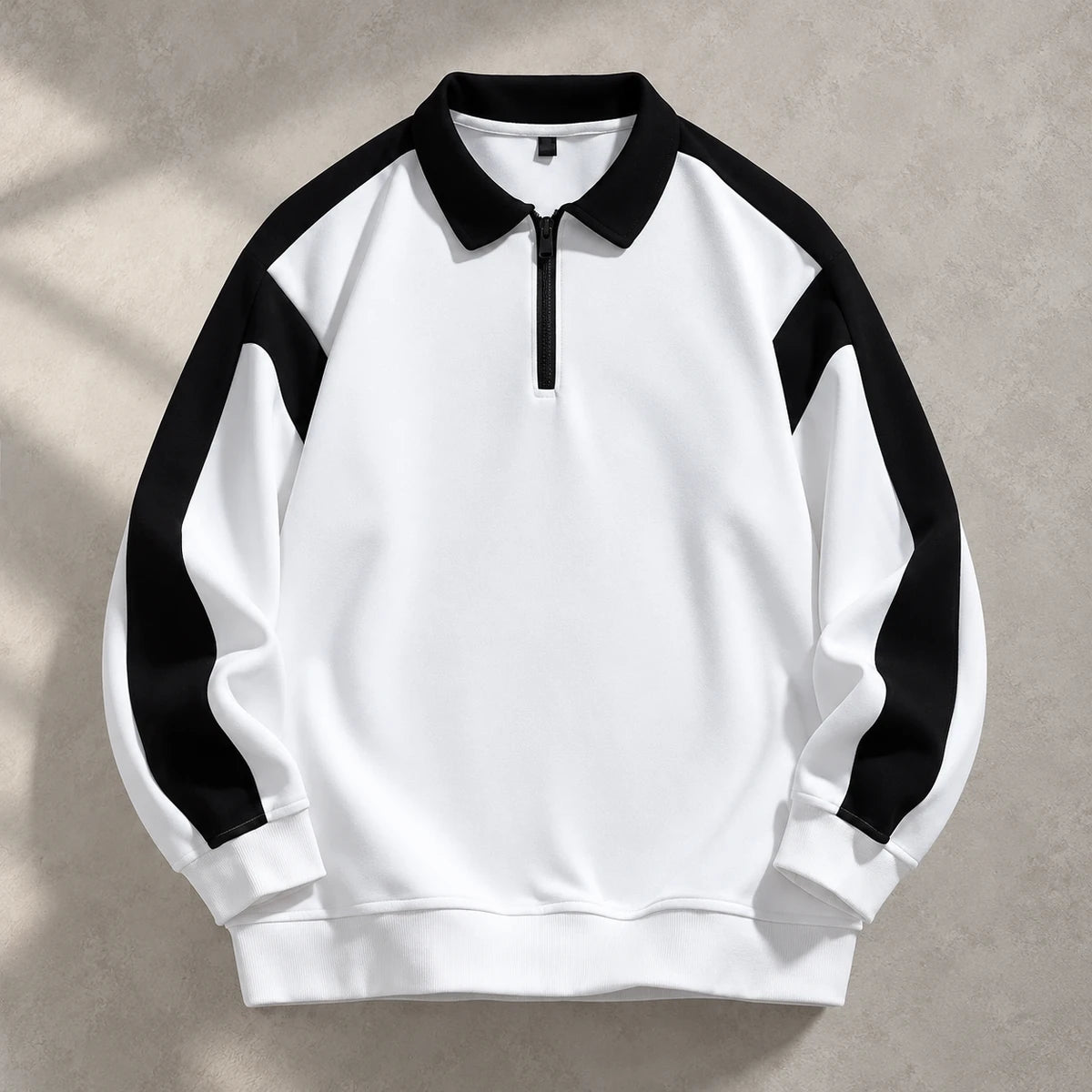 Knit Polo | Abel - White - primary