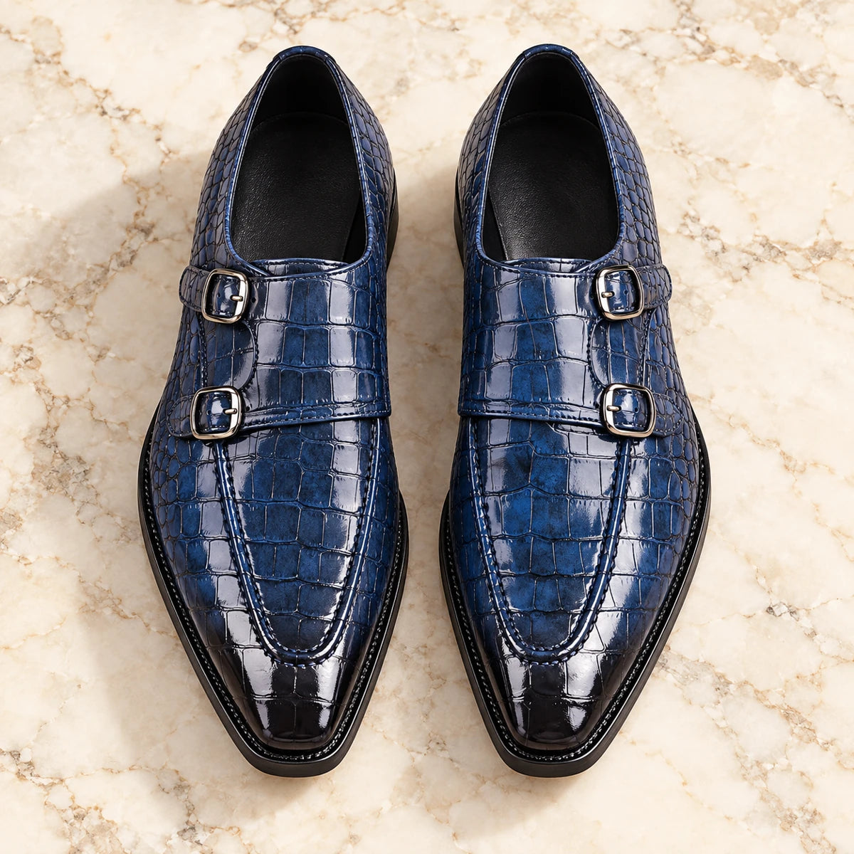Cowhide Leather Shoes | Benedict Blue secondary