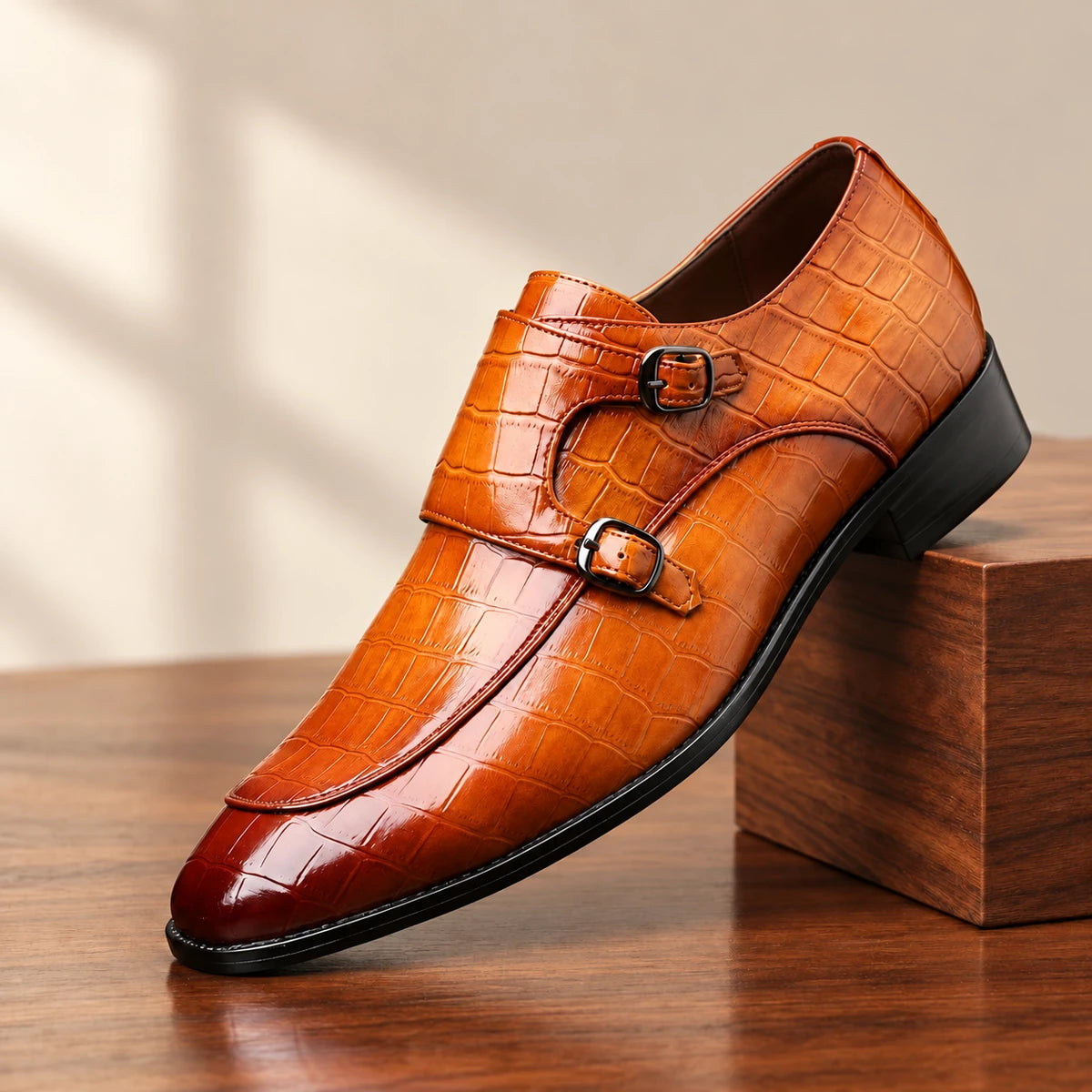 Cowhide Leather Shoes | Benedict Yellow primary