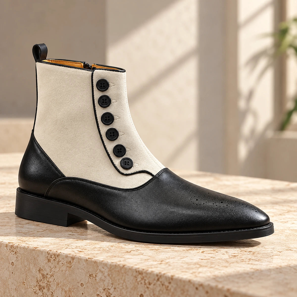Finley Boots Black White secondary