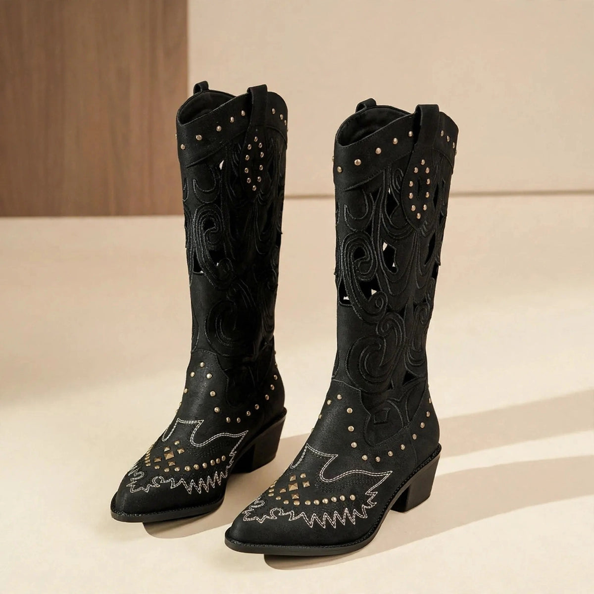 Rylee Studded Western Boots