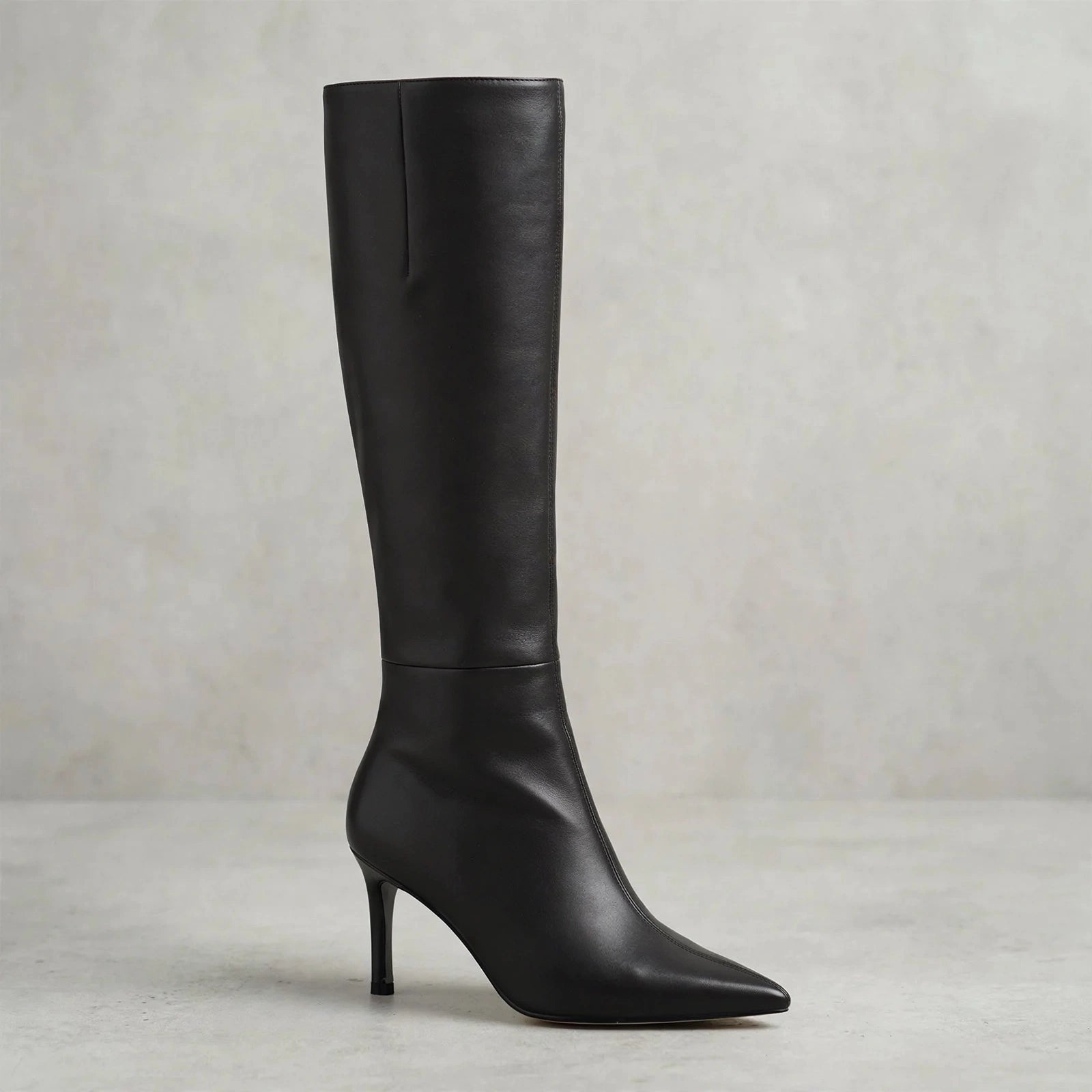 Charlotte Leather Knee Boots
