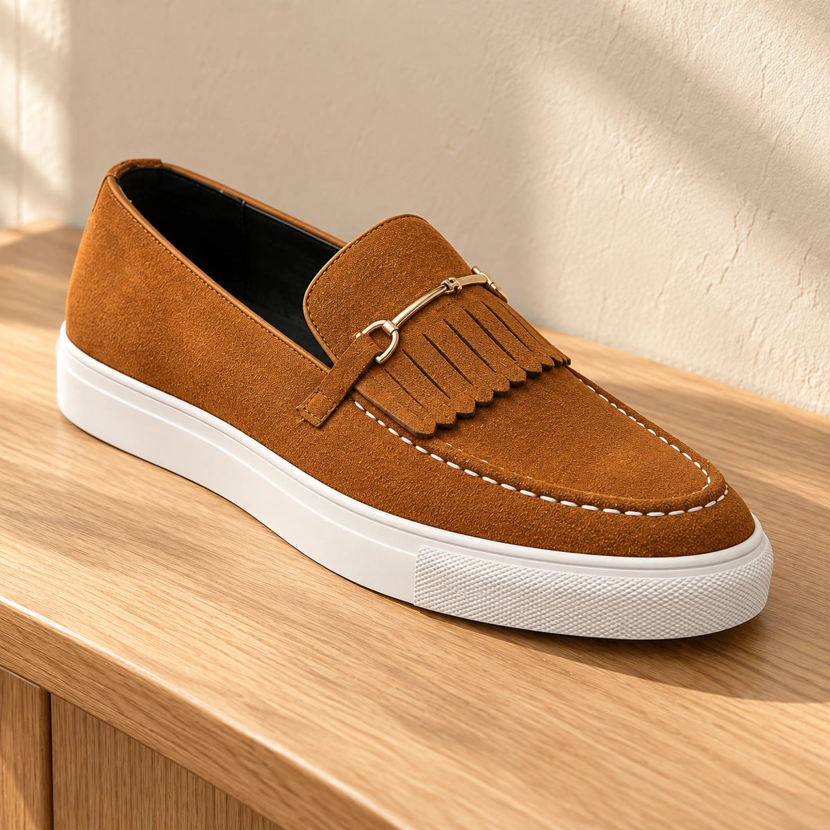 Genuine Suede Loafers | Henrik Brown primary
