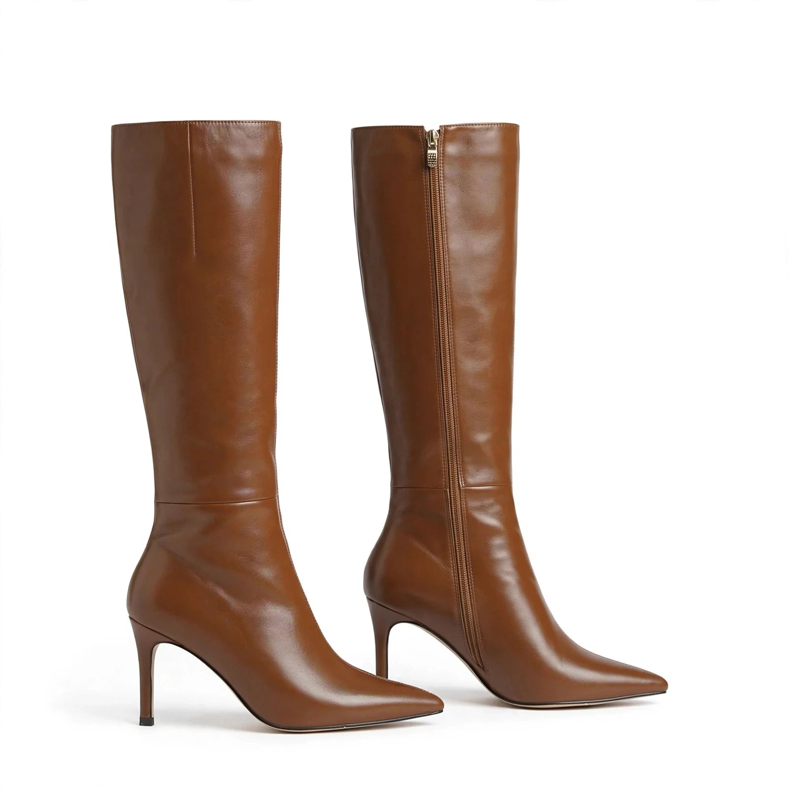 Charlotte Leather Knee Boots