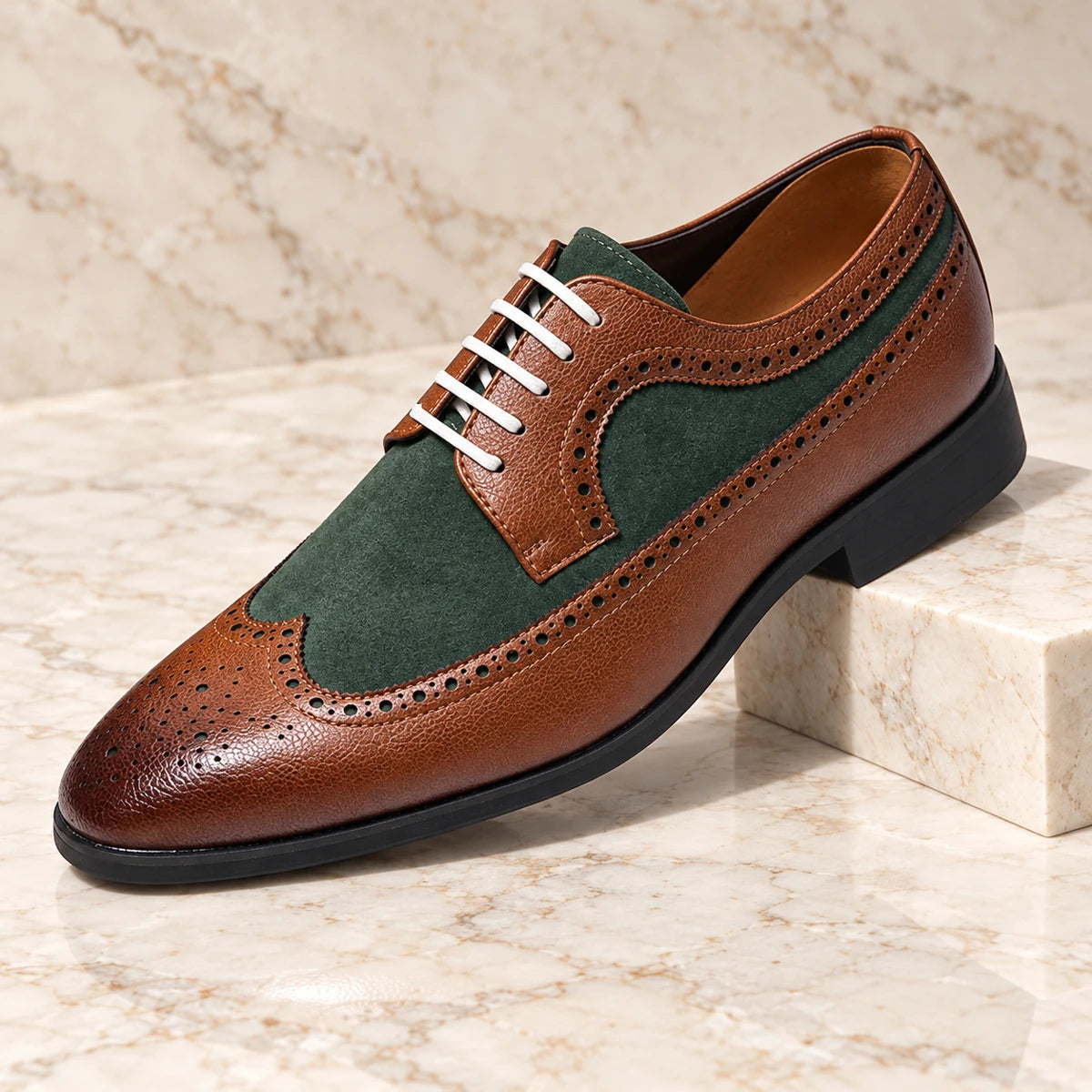 Chester Dress Shoes Brown primary