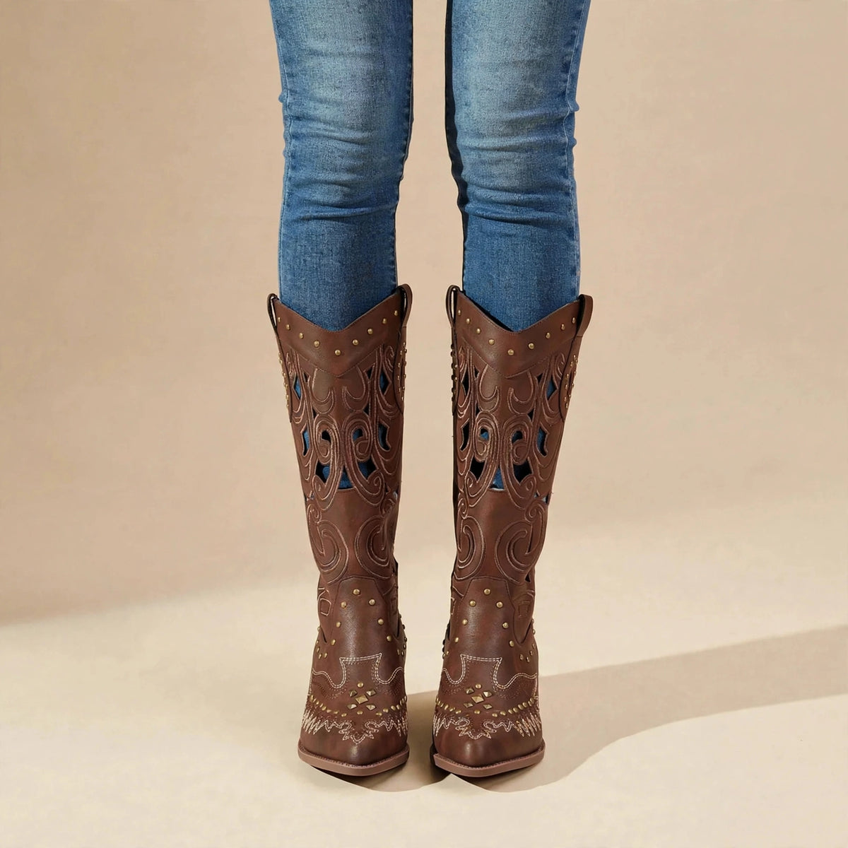 Rylee Studded Western Boots