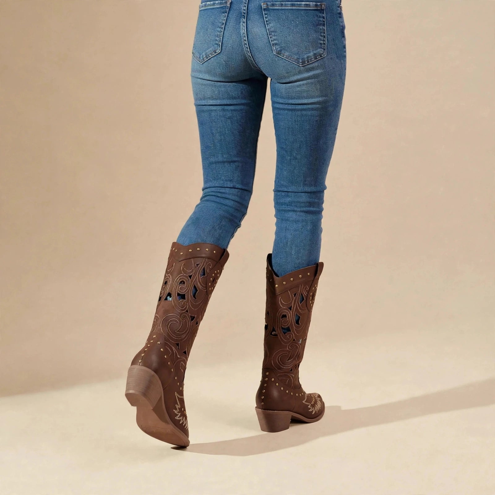 Rylee Studded Western Boots